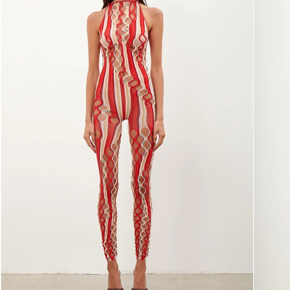 POSTER GIRL reef jumpsuit burgundy